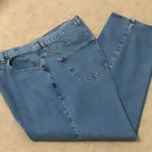 SAVANE Mens 5pocket blue jeans, 42x30